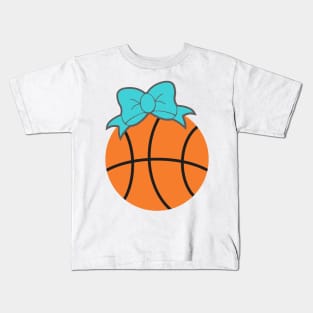 Basketball Bow Kids T-Shirt